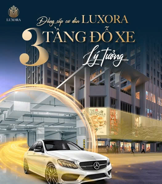 Bãi đỗ xe chung cư Luxora Bắc Giang